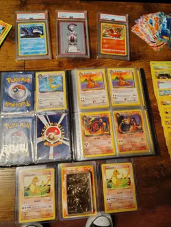 ✨ Vintage Pokemon Binder Lot PSA Mewtwo Charizard Ex Gx Topps Gold Star Holo 1st - Image 2