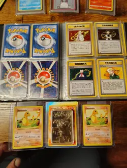 ✨ Vintage Pokemon Binder Lot PSA Mewtwo Charizard Ex Gx Topps Gold Star Holo 1st - Image 4