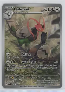 Unfezant Illustration Rare Pokemon Black Bolt BLKEN #150 - Image 1