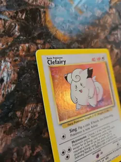 Clefairy 1999 Pokemon Base Set 5/102 Shadowless Holo Rare - Image 4