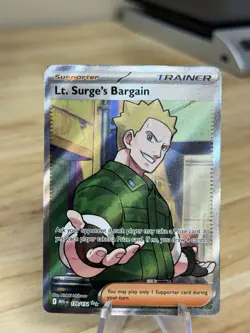 Lt. Surge's Bargain 170/132 Ultra Rare - Pokemon TCG - Mega Evolution - NM+ - Image 1