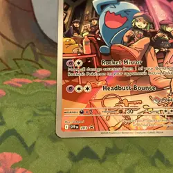 Pokemon TCG Destined Rivals Team Rockets Wobbuffet SVP203 Pokemon Center Stamped - Image 5