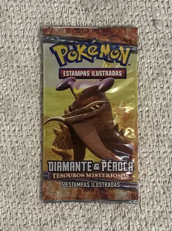 Pokemon Diamond & Pearl Booster Pack Portuguese Mysterious Treasures - Image 1