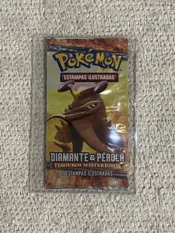Pokemon Diamond & Pearl Booster Pack Portuguese Mysterious Treasures - Image 3