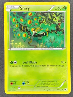Pokemon Snivy 6/113 LTR Legendary Treasures LP/NM - Image 1
