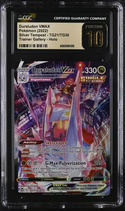 DURALUDON VMAX Silver Tempest Trainer Gallery #TG21 CGC Pristine 10 Pokemon - Image 1