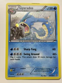 Gyarados #24 Pokemon Dragons Exalted Cosmos Holo Rare MP - Image 1