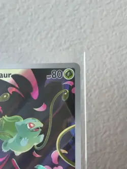 2025 POKEMON MEG EN-MEGA EVOLUTION ILLUSTRATION RARE #133 BULBASAUR NM - Image 3