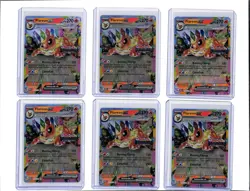 (6) Lot 2025 Pokemon Flareon ex Suprise Box Exclusive #014/131 - Image 1