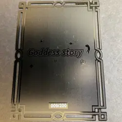 Goddess Story Gold METAL Card Maiden Party Serial Number #009/200! Anime Girl - Image 4