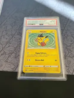 Pokemon: Special Delivery Pikachu #074 BSP PKMN Center Canada 2020 -PSA 8 SWIRLS - Image 3