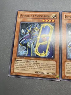 Yu-Gi-Oh! 3X Defender, The Magical Knight Common 1st Edition SDSC-EN003 MP - Image 2