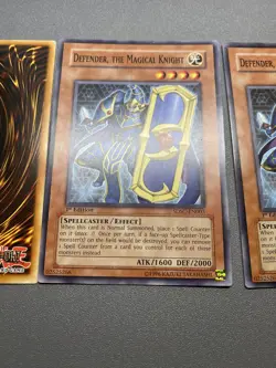 Yu-Gi-Oh! 3X Defender, The Magical Knight Common 1st Edition SDSC-EN003 MP - Image 4