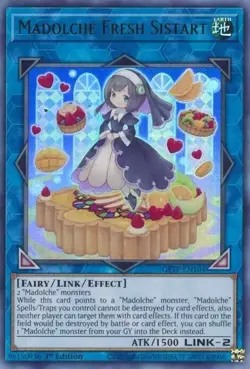 Yugioh! Madolche Fresh Sistart - GFTP-EN104 - Ultra Rare 1st Edition Mint/NM X1 - Image 1