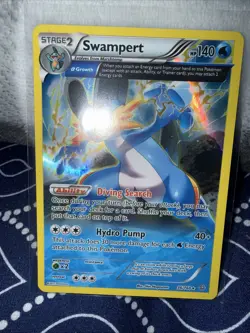 Pokemon TCG Swampert Alpha Holo Card 36/160 Rare 2015 Primal Clash Series - Image 1