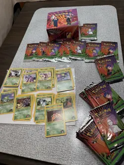Pokemon Cards - Gym Challenge Cards In Etb Box. Hundreds Of Basic Cards - Image 1