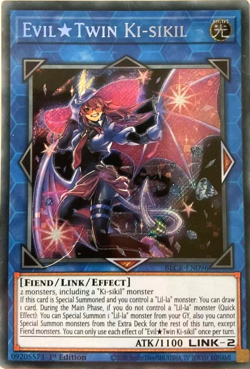 Evil Twin Ki-sikil - BLCR-EN096 Secret Rare 1st Edition YuGiOh TCG Card - Image 1