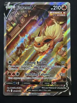 Flareon V SWSH179 SWSH: Sword & Shield Promo Cards Holo - Image 1