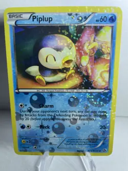 923146 - Pokemon Card Piplup RC6/RC25 Cosmos Holo Basic Water Type 2013 - Image 1