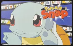Squirtle Pokemon Snap Station Vintage Blockbuster Video Chip Card 1999 - Image 1