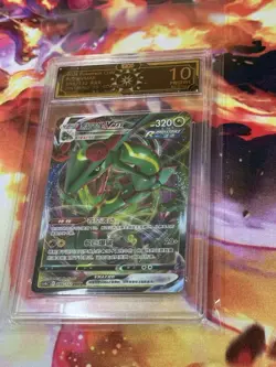 Rayquaza VMAX Pristine 10 Black Label OCD Chinese Pokemon Card (like PSA CGC) - Image 1