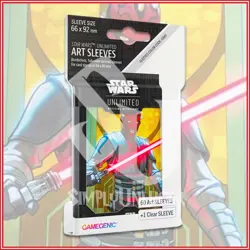 GAMEGENIC OFFICIAL: Star Wars Unlimited Art Darth Maul 60 Card Sleeves - Image 1