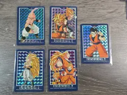 Dragonball Z Cards Hero Collection Series Part 4 Lot of 5 Artbox DBZ TCG Foils - Image 1