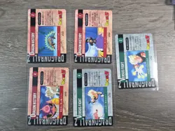 Dragonball Z Cards Hero Collection Series Part 4 Lot of 5 Artbox DBZ TCG Foils - Image 2