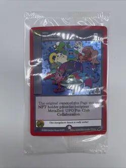 The Far Out Bunch MetaZoo 1st Edition UFO Holo Token Promo Card. NM/MINT Sealed - Image 2
