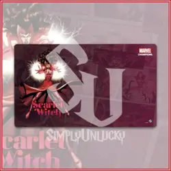 GAMEGENIC SCARLET WITCH PLAYMAT Marvel | Card Game Pokemon Yugioh MTG - Image 1