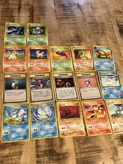 Pocket Monsters 1996 17 Cards Japanese Pokemon - Image 1