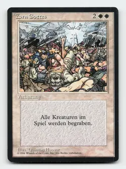 Wrath of God Foreign Black-Bordered 4th Edition German Magic The Gathering Card - Image 1