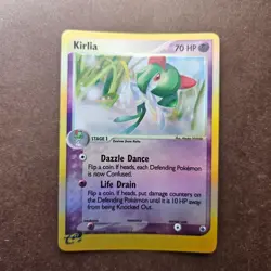 Kirlia 35/109 Pokemon EX Ruby & Sapphire Reverse Holo Card - LP - Image 1