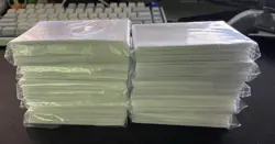 Lenayuyu 10 packs White Card Sleeves for YuGiOh Decks 62x89mm Clear (60 Ct) - Image 2