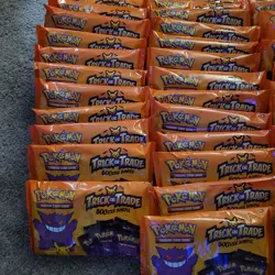 Lot Of 50 Bundles Nintendo Pokemon TCG BOOster Trick Or Trade Trading Card Game - Image 2