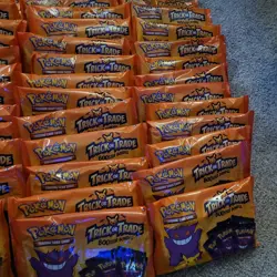 Lot Of 50 Bundles Nintendo Pokemon TCG BOOster Trick Or Trade Trading Card Game - Image 3