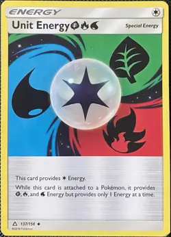 Unit Energy GRW 137/156 Sm-Ultra Prism Regular - Pokemon Card - Image 1