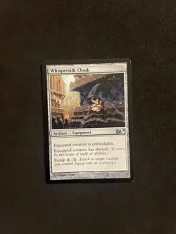 Whispersilk Cloak [Magic 2011 (M11)] Magic MTG Cards LP - Image 1