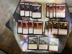 Mtg Red Burn Lot Uncommon/Common X19 Cards NEAR MINT or better see pics/ listing - Image 3