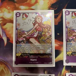 4x Nami PRB02-012 ENGLISH Premium Booster -The Best- Vol. 2 FOIL NM - Image 2