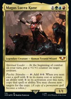 1x Magus Lucea Kane - Foil NM-Mint, English Commander: Warhammer 40,000 MTG Magi - Image 1