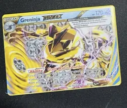 Greninja BREAK - 41/122 XY-Breakpoint Rare BREAK Pokemon TCG 2016 card - Image 1