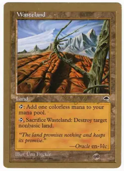 Wasteland World Championship Deck 1998 Randy Buehler MTG SP - NM AZ1 - Image 1