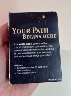 Open Box- Magic the Gathering White Mage Starter Deck 2019, 2 Sealed Decks, READ - Image 4