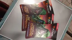 3x MTG Magic The Gathering Throne of Eldraine Collector Booster Pack Sealed x3 - Image 1