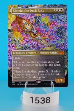 MTG Elenda, the Dusk Rose (Borderless) Double Masters 2022 Regular #377 - Image 1