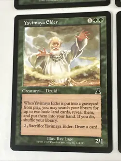 Yavimaya Elder X4 Urza’s Destiny Ex Condition See Pics Front Back - Image 3