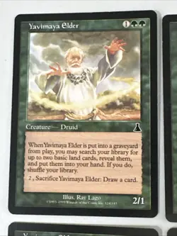 Yavimaya Elder X4 Urza’s Destiny Ex Condition See Pics Front Back - Image 5