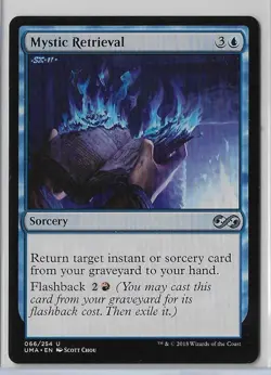 MTG Mystic Retrieval Ultimate Masters (UMA) Uncommon Magic #066/254 Unplayed - Image 1