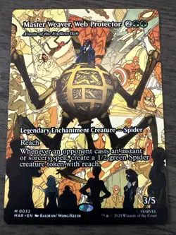 MASTER WEAVER WEB PROTECTOR Arasta of The Endless Web mtgSpider-Man - Image 1